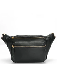 Susu Cleo Leather Fanny Pack Crossbody Sling Bag Chest Belt Purse