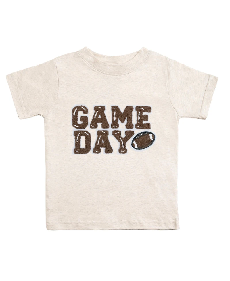Sweet Wink Little Boys Game Day Patch Short Sleeve T-Shirt