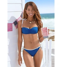 Lascana Women's Shoulder Tie Bikini Swimsuit Top Bra Sizing