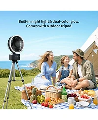 Cowsar 12-Inch Quiet Desk Fan with Remote and 10-Hour Timer
