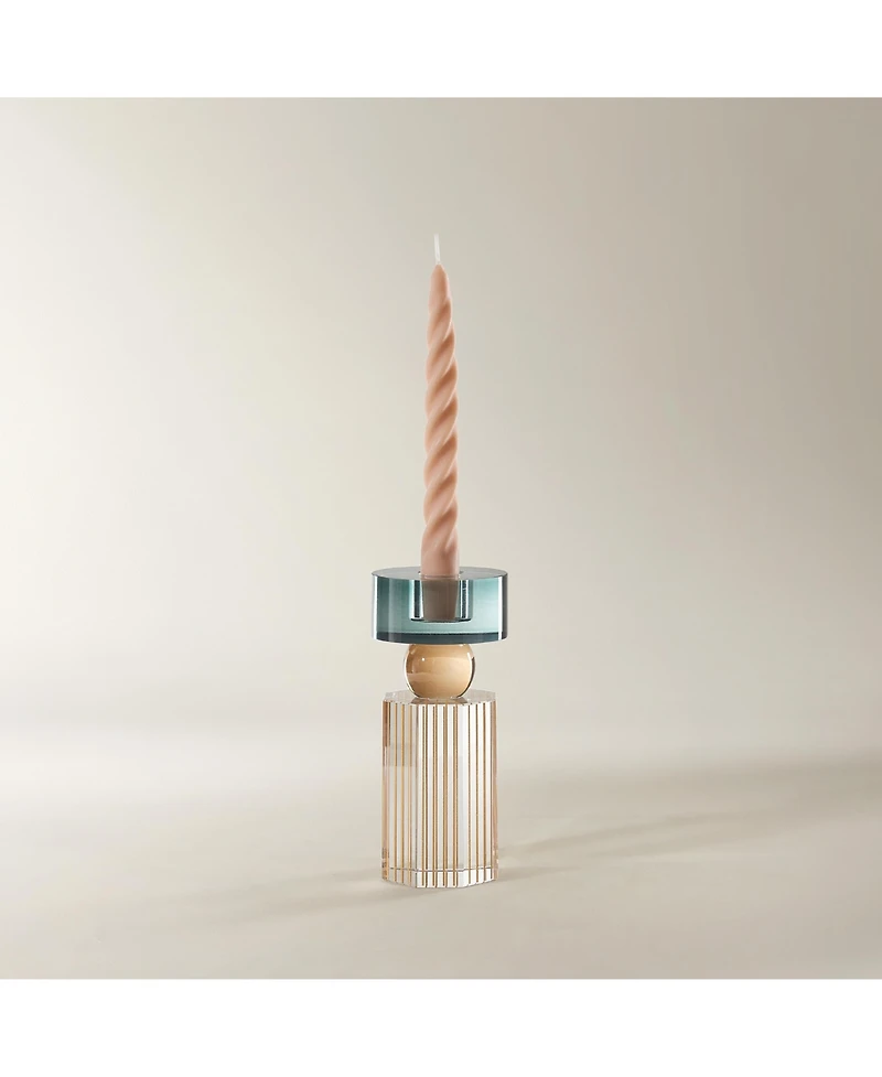Z Gallerie Cora Crystal Taper Holder