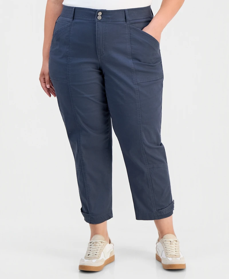 Democracy Trendy Plus AbSolution High-Rise Ankle Utility Pants