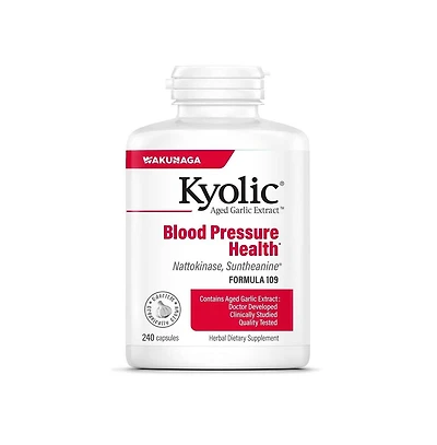 Kyolic Aged Garlic Extract Formula 109, Blood Pressure Health, 240 Capsules