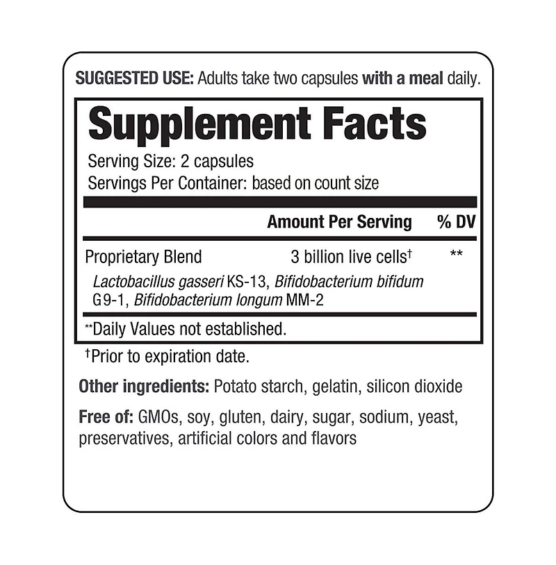 Kyo-Dophilus Daily Probiotic, Immune health and digestive support