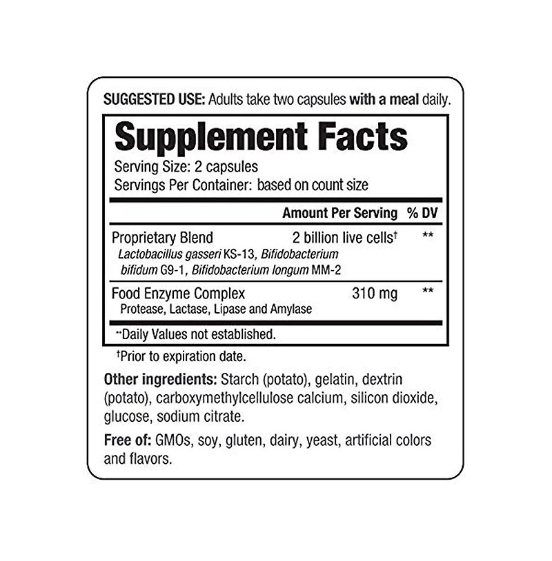 Kyo-Dophilus Enzymes+ Probiotic, Nutrient digestion and gut health