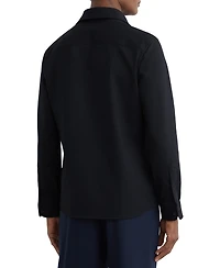 Reiss Men's Mcshane Twin-Pocket Button-Through Overshirt