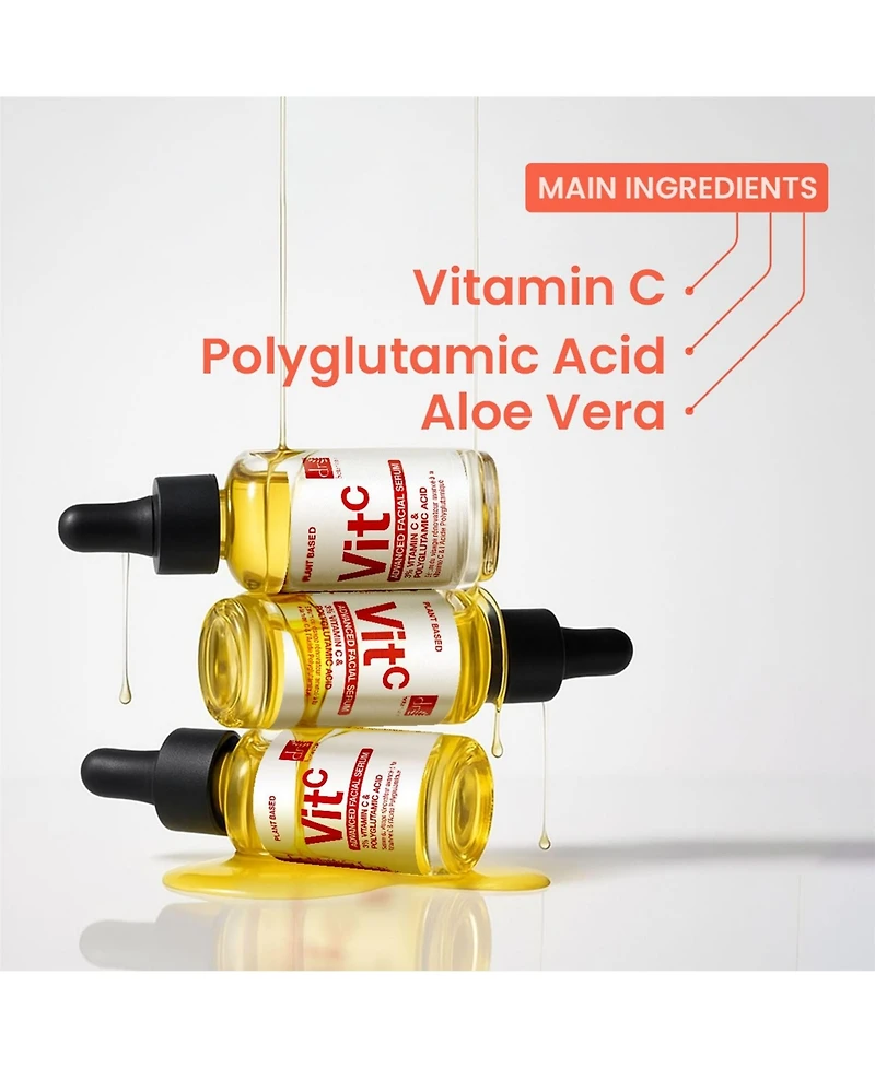 Dr. Botanicals Advanced Facial Serum 3 Percentage Vitamin C and Polyglutamic Acid 30milliliter