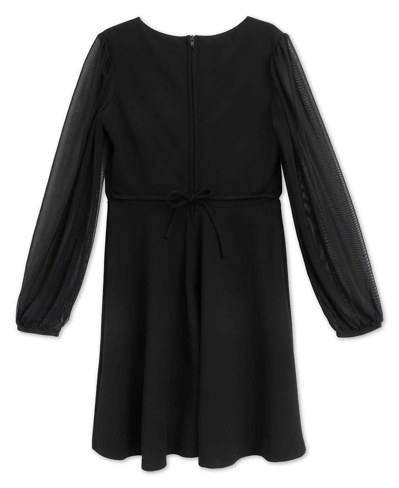 Speechless Girls' 7-16 Knee Length Long-Sleeve Dress