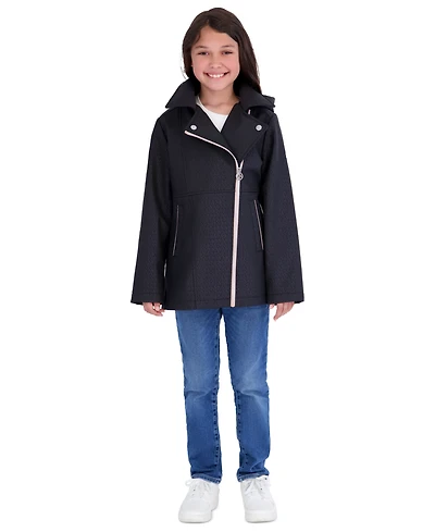 Michael Kors Girls' 5-16 Asymetric Zip Long-Sleeve Softshell Jacket