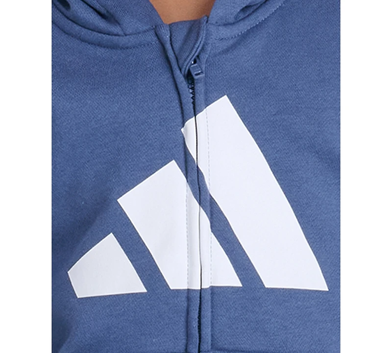 adidas Boys' 2T-7 Long-Sleeve Full-Zip Jacket and Pants, 2-Piece Set