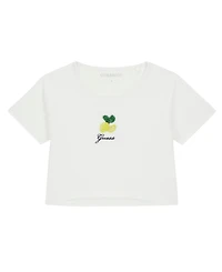 Guess Girls' 7-16 Embroidered Short-Sleeve T-Shirt