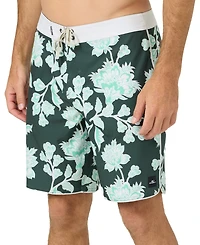 O'Neill Men's Hyperfreak Mysto Scallop Regular-Fit Board Shorts