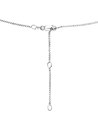 Macy's Cultured Tahitian Pearl & Diamond (0.027 ct. t.w.) Pendant Necklace
