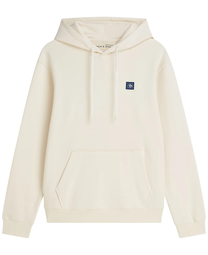 Scotch & Soda Men's Logo Badge Regular-Fit Hoodie
