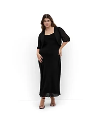 City Chic Women's Chiffon Shrug