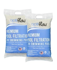 OptiFlow 50Lb Premium Pool Filtration Angular Sand with Pure Silica Formula, 2 Pack