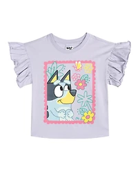 Bluey Toddler Girls' 2T - 4T 2-Piece T-Shirt and Denim Leggings Set