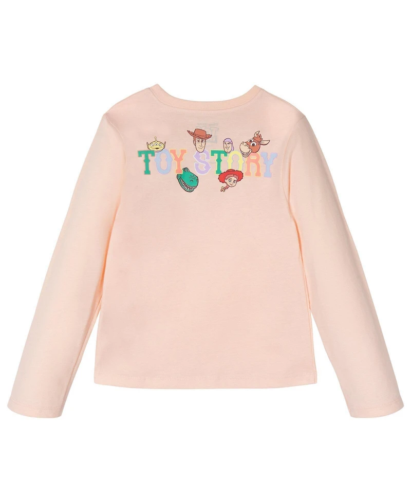 Moana Toy Story Toddler Girls' 2-Piece Long Sleeve T-Shirt Set