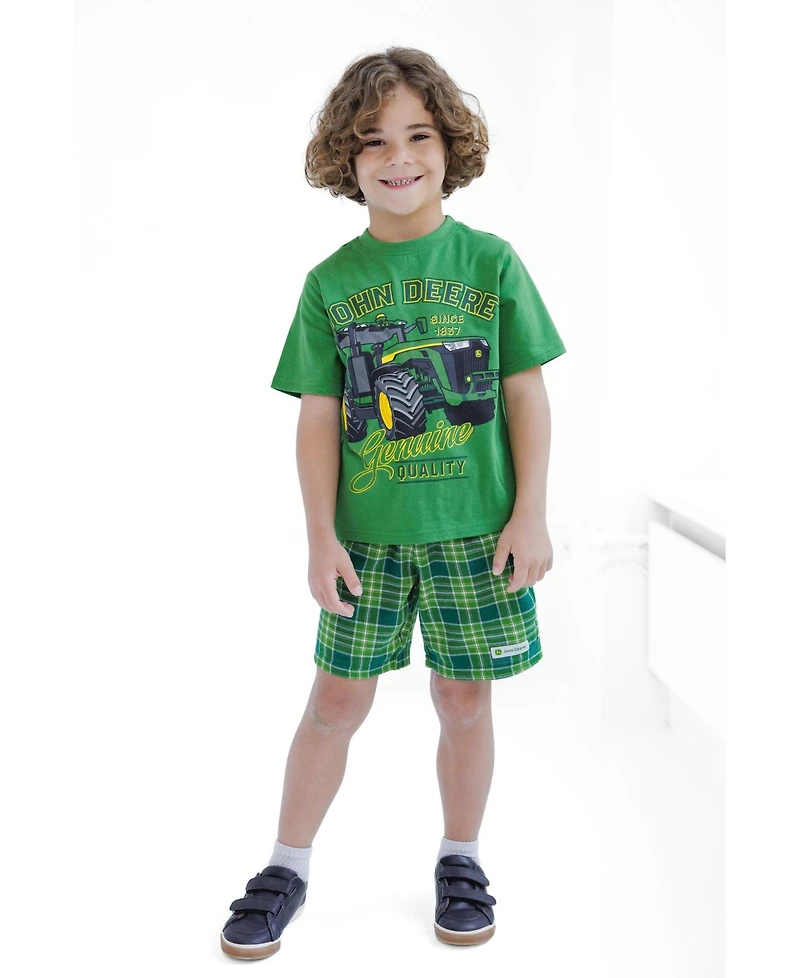 John Deere Toddler Boys' 2T - 4T 2-Piece T-Shirt and Shorts Set