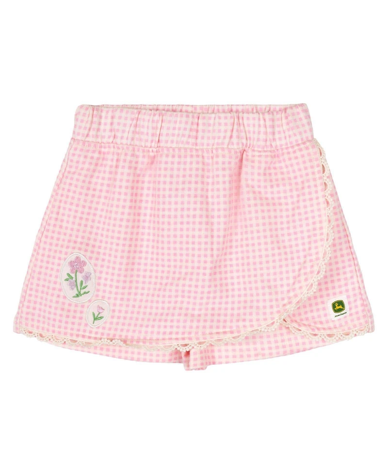 John Deere Girl's (5-12) 2-Piece T-Shirt and Bottoms Set