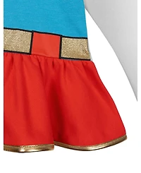 Justice League Toddler Girls Wonder Woman Zip Up Costume Hoodie to