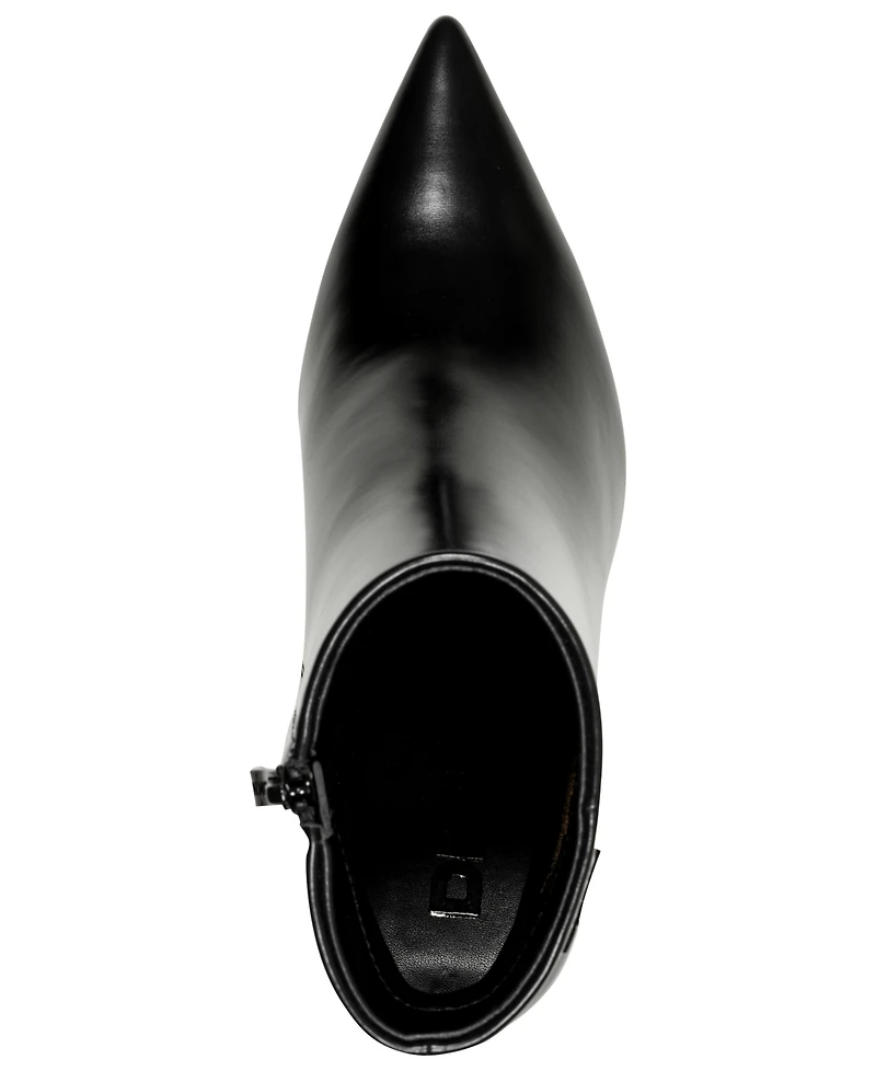 Dkny Women's Caryann Zipper Heeled Booties