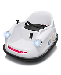 homfan 12V Electric Ride-On Bumper Car for Kids