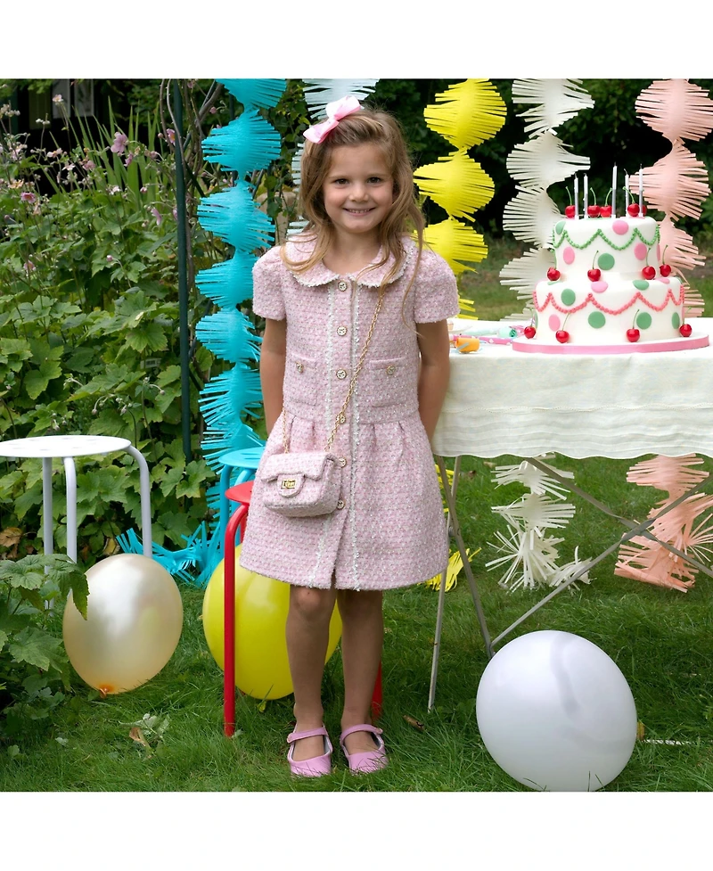 Rachel Riley Girl's 2T-14 Tweed Dress