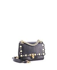 Pre-Owned Fendi Small Kan I Bag Studded Leather