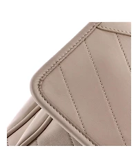 Pre-Owned Saint Laurent Baby Niki Chain Flap Bag Matelasse Chevron Leather
