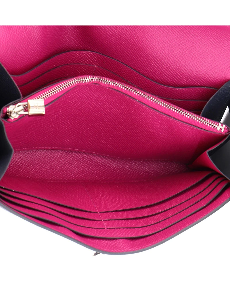 Pre-Owned HERMES Long Kelly Wallet Verso Epsom