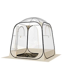 Vevor Pop up Sports Tent 63x63 in Outdoor Clear Bubble Tent Weather Proof Pod