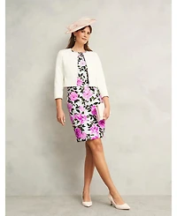 Hobbs London Women's Elize Cropped 3/4 Sleeve Occasion Jacket
