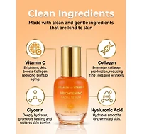 Lovery Collagen + Vitamin C Brightening Facial Serum - Korean Skincare Radiance Treatment