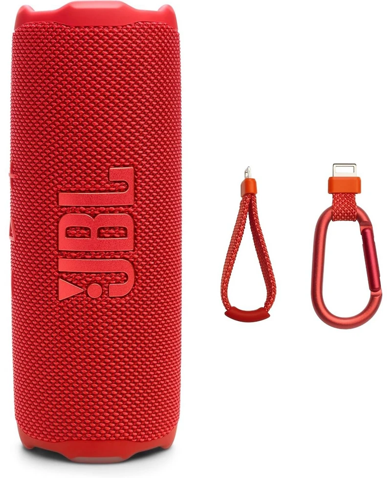 Jbl Flip 7 Waterproof Portable Speaker Red with Case