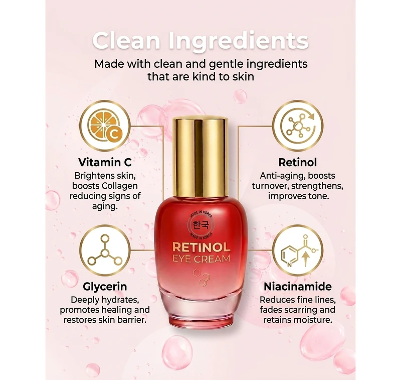 Lovery Retinol and Vitamin E Rejuvenating Facial Serum - Korean Skincare Anti-Aging Treatment