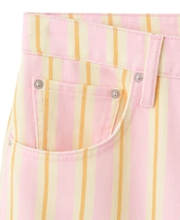 Mango Women's Striped Balloon Jeans