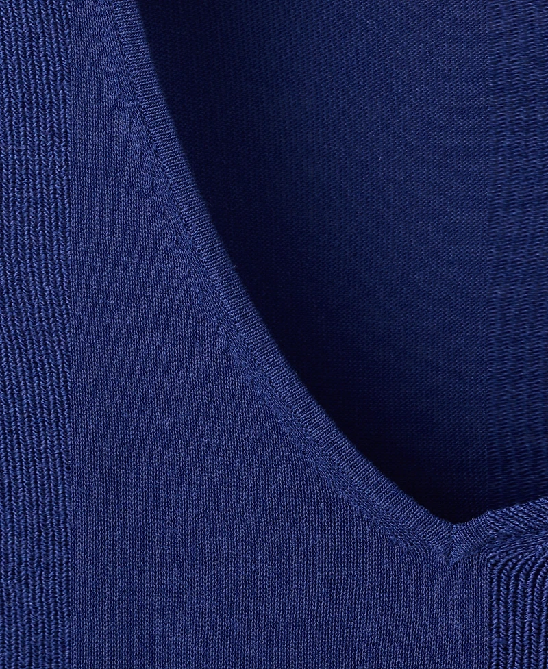 Mango Women's V-Neck Knit Top