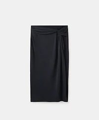 Mango Women's Fitted Ruched Skirt