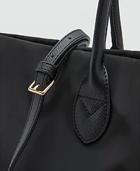 Mango Women's Double Handle Shopper Bag