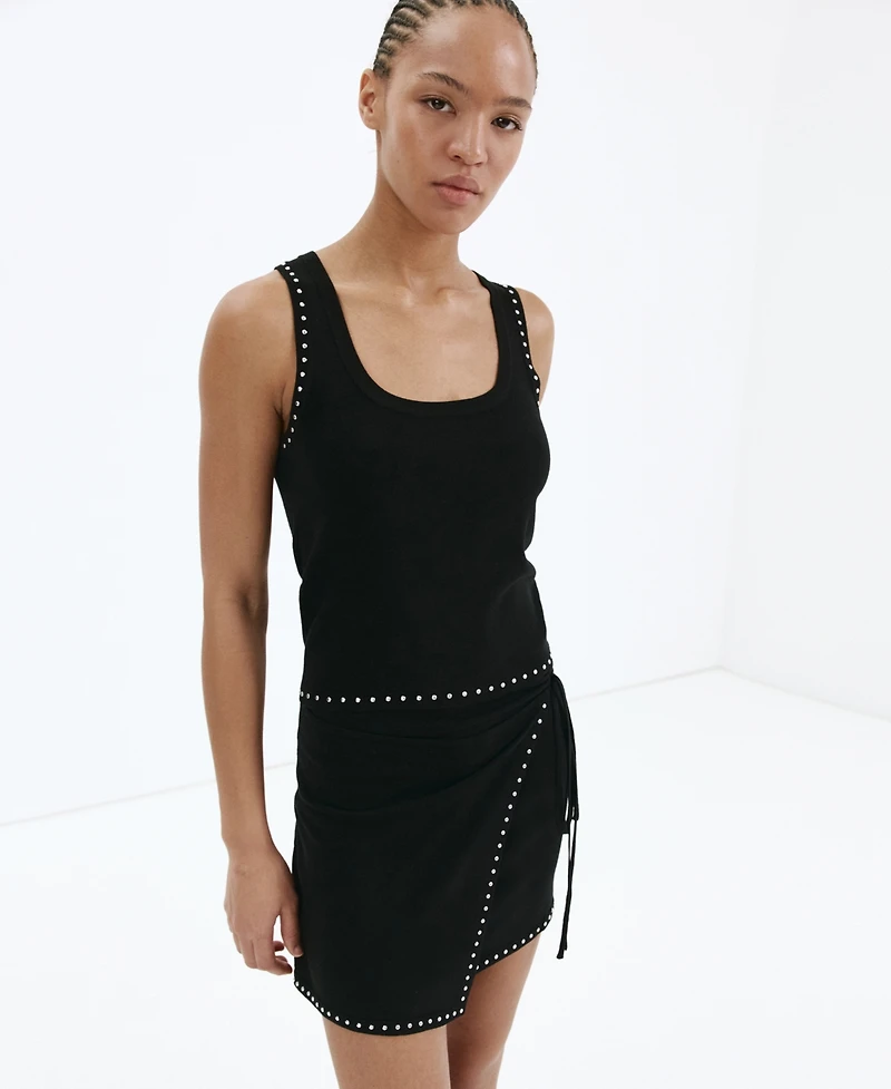 Mango Women's Stud Detail Tank Top