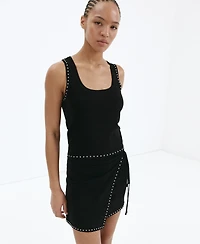 Mango Women's Stud Detail Tank Top
