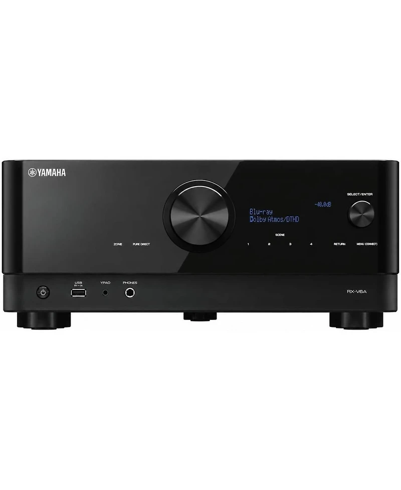 Yamaha Rx-V6A 7.2-Channel Av Receiver with In-Ceiling Speakers