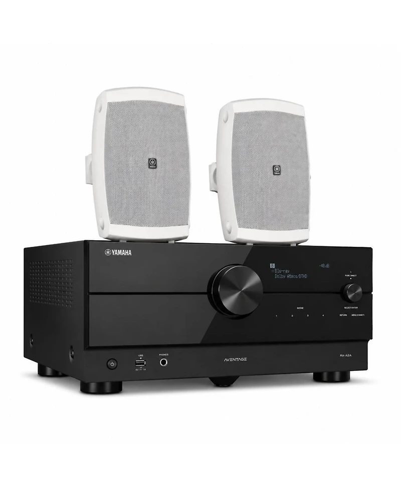 Yamaha Rx-A2A 7.2-Channel 8K Av Receiver with Speakers