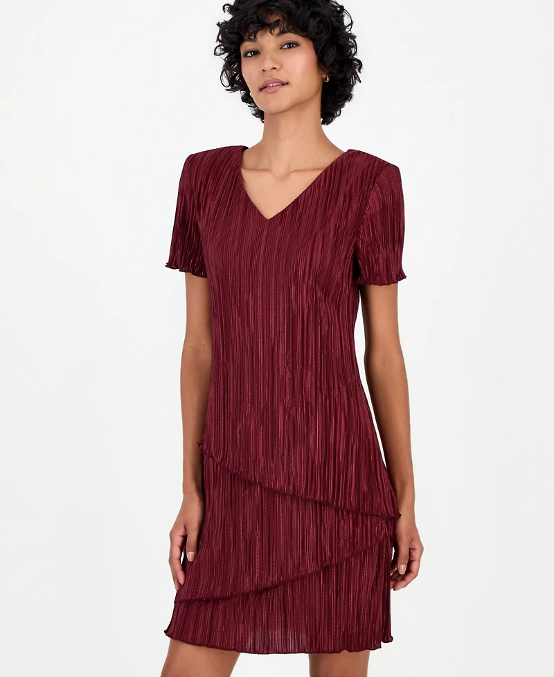 Connected Petite Jacquard Sheath Dress