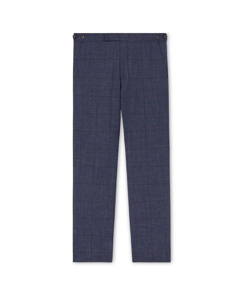 Reiss Men's Penso Wool-Blend Check Classic-Fit Suit Pants