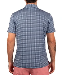 TailorByrd Men's Square Geo Performance Polo