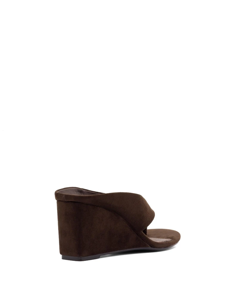Therapy Australia Sera Round Toe Wedge Thong Heel