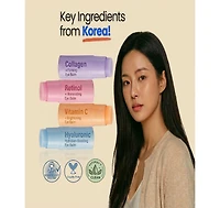 Lovery 4-Step Korean Eye Balm Collection - Korean Skin Care Complete Under-Eye Renewal Set