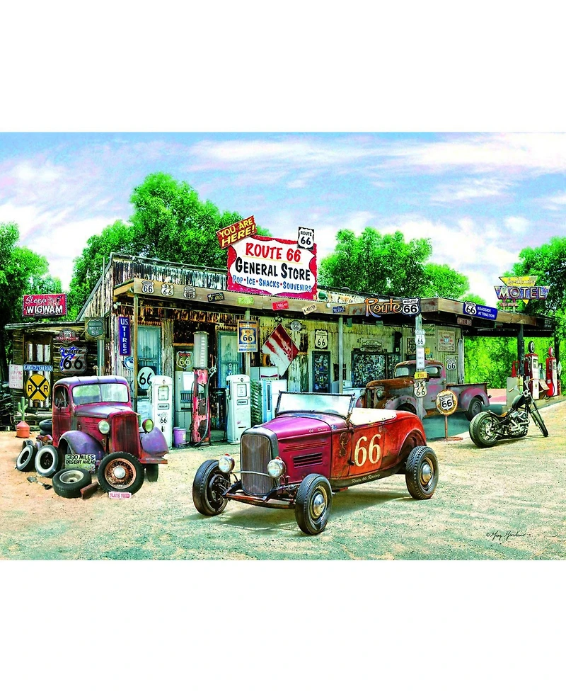 SunsOut Rte. 66 General Store 300-Piece Jigsaw Puzzle, Ages 15+